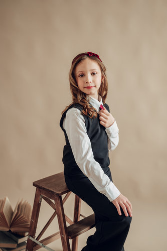 Жилет классика крафт